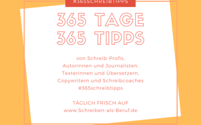 #365schreibtipps: Schluss, aus, Schicht im Schacht?